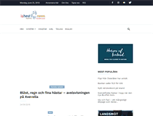 Tablet Screenshot of ishestnews.se